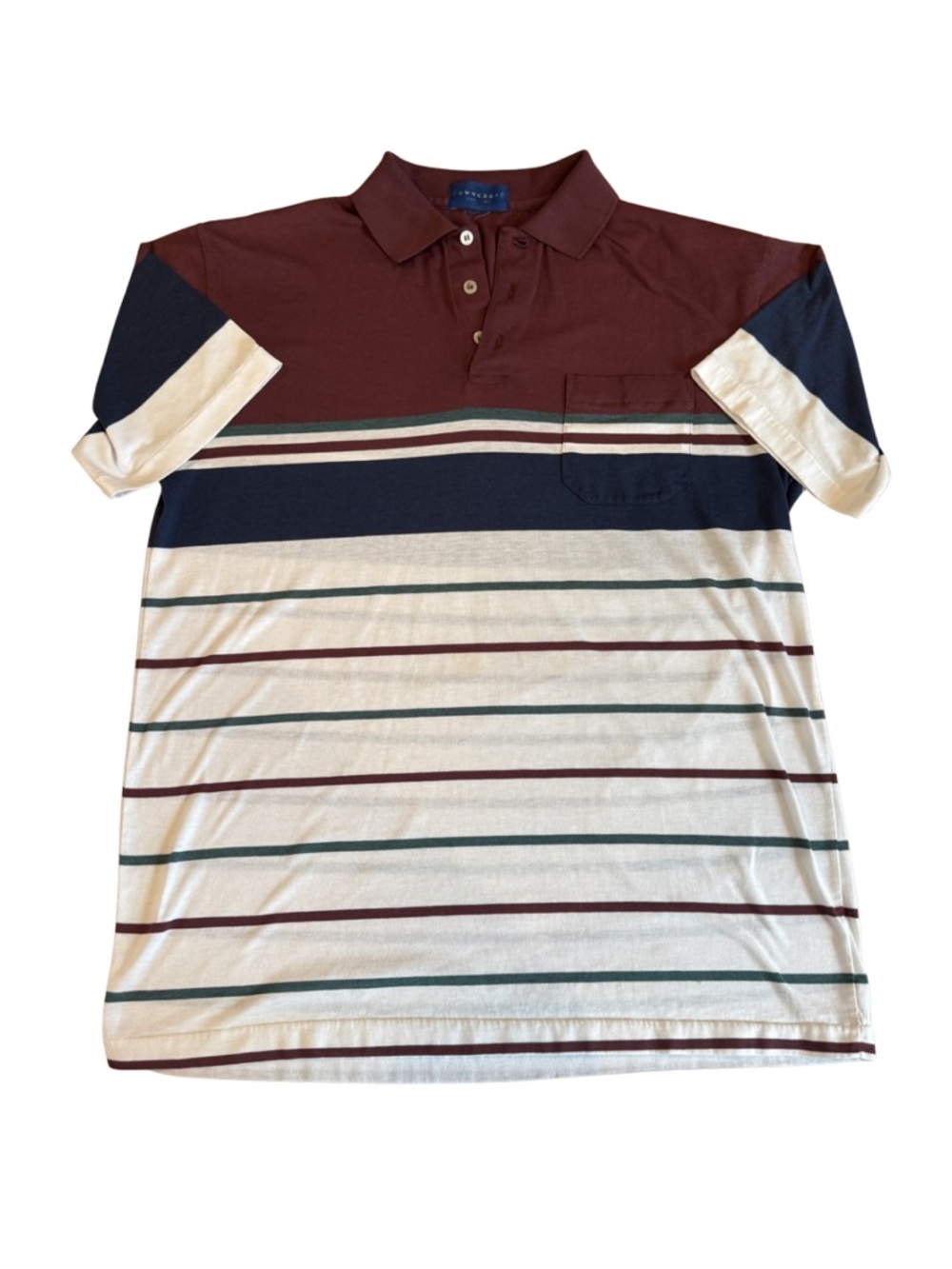 90s Vintage JCPenny TownCraft Polo - L